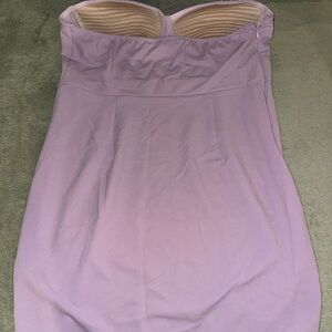 SHEIN Lavender Strapless Dress